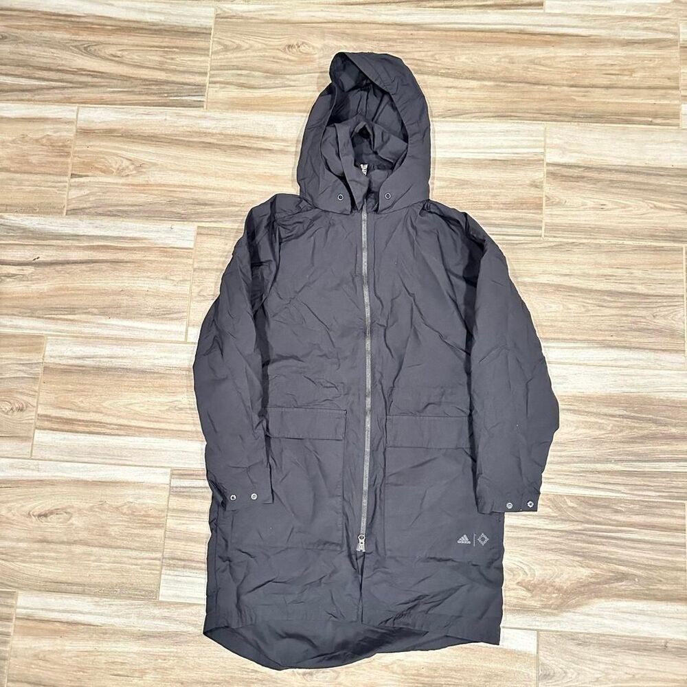 adidas Black Trench Coat